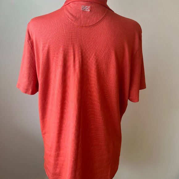 Cutter & Buck XL DryTec Orange Polo - Moisture Wicking Golf/Sports Shirt Sz XL - Picture 5 of 9